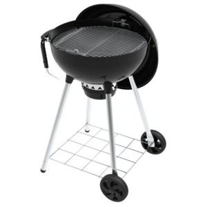 Barbecue à charbon Broil King Crown Kettle Premium 57, inox, noir, Ø 57 cm.