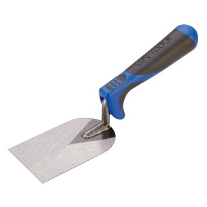Spatola da stucco LUX 60mm con manico comfort blu e nero.