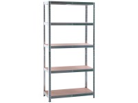 Metall-Schwerlastregal Verzinkt (HxBxT) 180 x 90 x 40 cm