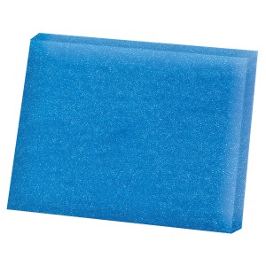 Spugna filtrante di ricambio rettangolare blu Heissner per filtro a scatola, 23x33 cm.
