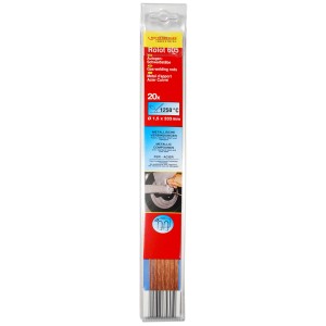 Baguettes de soudure Rothenberger Rolot 605, 1,5x333mm, en emballage plastique transparent pour appareils de soudure.