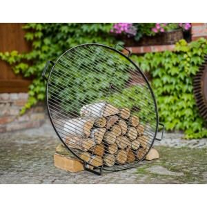 Grille de barbecue CookKing en acier noir avec poignées pour brasero de 80 cm.
