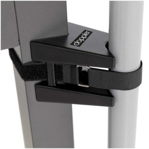 Doppler Table-Fix, fixation de parasol (2 pièces) pour montage sur pied de table.