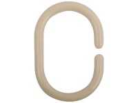 MSV Duschvorhang-Ringe Beige 12 Stk. / 5,8 x 3,8 cm MSV Duschvorhang-Ringe Beige 12 Stk. / 5,8 x 3,8 cm