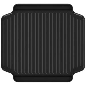 Piastra grill Campingaz per Camp'Bistro 3: alluminio, rivestimento antiaderente, superficie rigata.