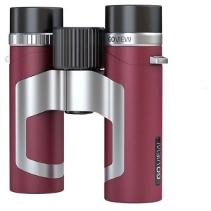 GoView Fernglas Zoomr 8x26, rubinrot, mit Magnesiumgehäuse für Outdoor-Abenteuer.