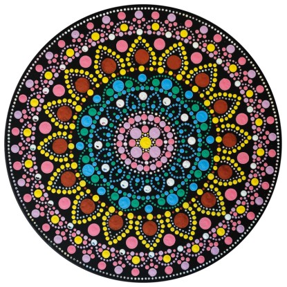Aladine Forma / Stencil per dot art MDF 30 x 30 cm