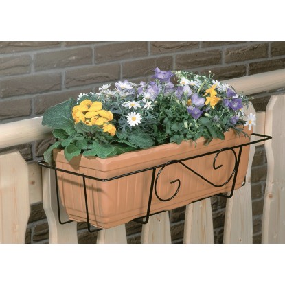 OBI Balkonkasten-Korb Anthrazit 65 x 22 cm