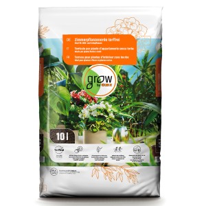 Sac de terreau GROW by OBI sans tourbe, 10 l pour plantes d'intérieur.