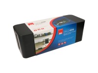 Kabelbox-Set Schwarz gross (HxBxT) 155 x 138 x 400 mm