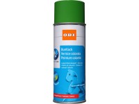 OBI laque colorée spray vert jaune satiné diluable à l'eau 400 ml