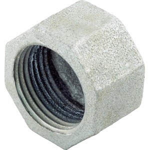Tappo a vite in ghisa malleabile, 24,1 mm (Rp 3/4) per tubi zincati.