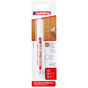 Feutre retouche meubles Edding 8900 blanc pur.