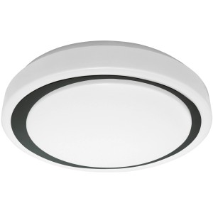 Plafoniera LEDVANCE Smart+ WiFi Orbis Moon, bianco-nero, Ø 38cm, tunable white.