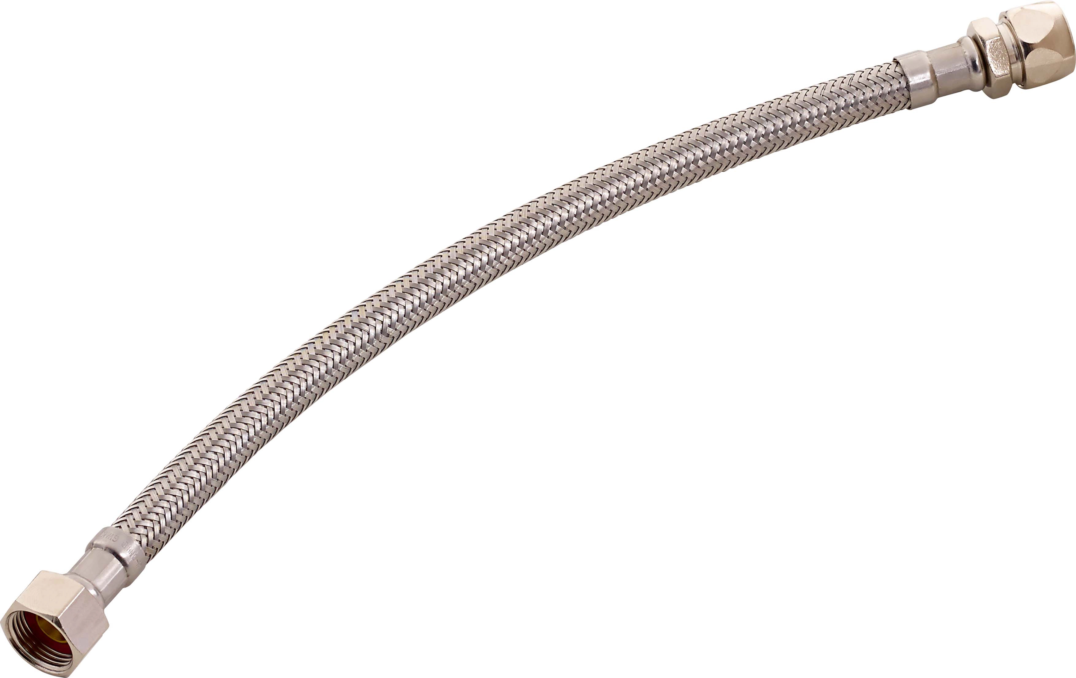 Raccord de tuyau de robinetterie flexible G 3/8 / 10 mm / longueur