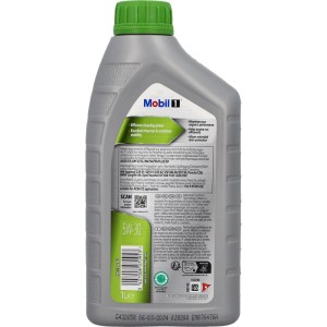 Huile moteur Mobil ESP 5W-30, bouteille de 1 litre pour une longue durée de vie du moteur.