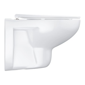 Grohe QuickFix Set WC sospeso Bau Ceramic Slim, vaso a cacciata con SoftClose, bianco.