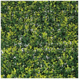 Haie artificielle Tenax Divy 3D Buxus clair, 0,5x1 m, pour balcon et jardin comme brise-vue nécessitant peu d'entretien.