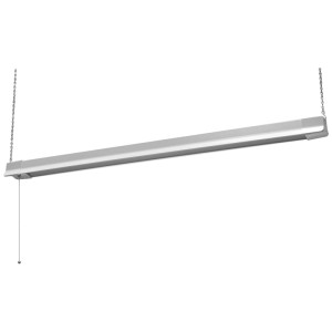 Plafonnier LED Osram Office Line Curve, blanc, 41W, avec cordon. Idéal pour bureau et pièce de travail.