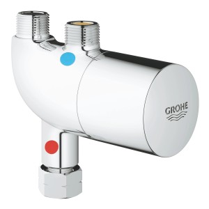 Grohe Grohtherm Micro thermostat sous évier pour lavabos, finition chromée.