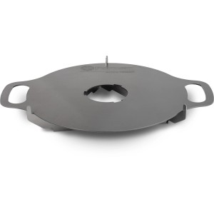 Piastra grill Petromax per Atago, piastra plancha in acciaio con telaio di supporto. Accessori per barbecue per uso esterno.