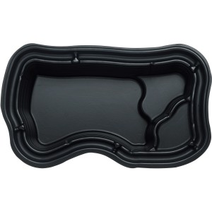 Vaschetta per laghetto Oase PE 1000 nera, ideale per laghetti da giardino.