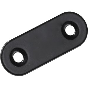 Piastra di collegamento Hettich, 15x40mm, acciaio verniciato a polvere nero.