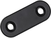 Hettich Verbindungsblech 15 x 40 mm Stahl pulverbeschichtet Schwarz 1 Stk.
