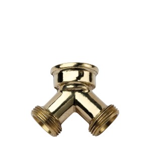 Gartec Raccord en Y ¾ en laiton pour systèmes d'eau froide.