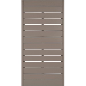 Pannello frangivista Faro grigio, 180x90 cm, in legno laccato per il giardino.
