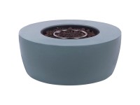 Beliani Feuerstelle Indus Dunkelgrau