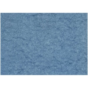Abwischbare, blaue Tischdecke Volia (130x160 cm) mit marmorierter Struktur.