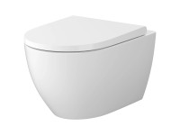 Cersanit Wand-WC-Set Zen Pro Oval Vortex Weiss Cersanit Wand-WC-Set Zen Pro Oval Vortex Weiss