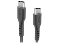 SBS Daten- und Ladekabel 2 x USB-C-Stecker Schwarz Länge 3 m