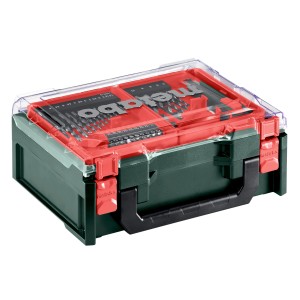 Metabo PowerMaxx BS Basic Set trapano avvitatore a batteria con set accessori da 41 pezzi in valigetta.