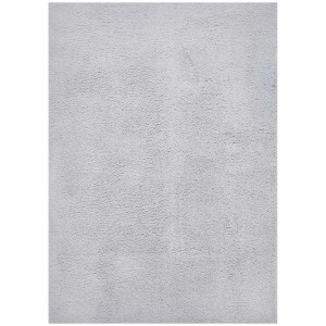 Tapis à poils longs gris San Paolo, 160x230 cm. Tapis doux et moderne pour espaces de vie.