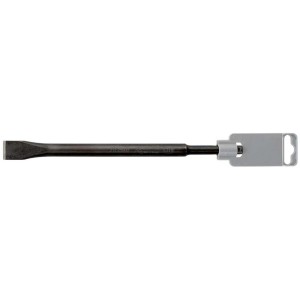 Burin plat Rennsteig 250mm avec support SB pour marteaux électriques, idéal pour maçonnerie et béton.