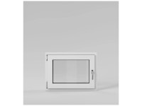 Roro Dreh-Kippfenster Kunststoff Weiss/Weiss DIN links 70 x 60 cm