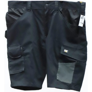 Short de travail noir Cat Shorts Essential taille 32 avec poches.