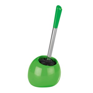 Wenko Set WC Polaris Green : Brosse WC ouverte en céramique, vert.