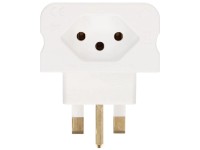 Reiseadapter Grossbritannien / Typ 13, 3-polig Weiss