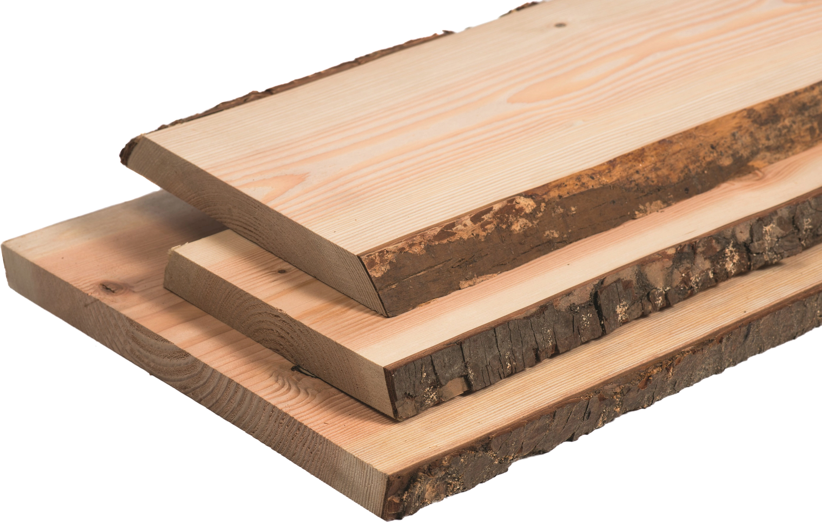Asse legno massiccio douglasia non squadrata 2 lati 50 x 200 cm