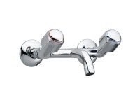 Laufen Zweigriff-Wandmischer Silor Chromline (HxBxT) 150 x 180 x 140 mm Laufen Zweigriff-Wandmischer Silor Chromline (HxBxT) 150 x 180 x 140 mm