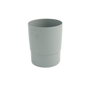 Manicotto per tubo di scarico grigio Marley DN 75 per grondaie in plastica, dettaglio.