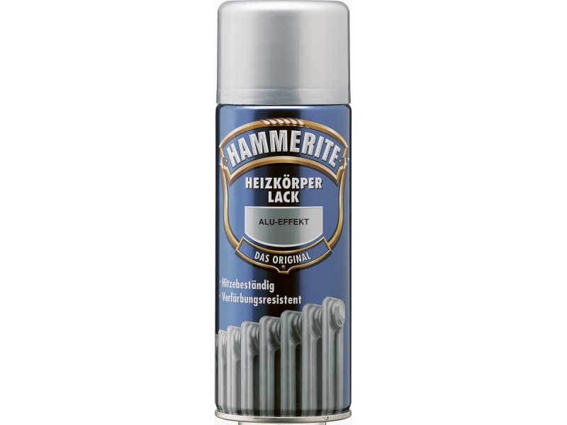 Hammerite Vernice spray per radiatori Effetto alluminio satinato 400 ml