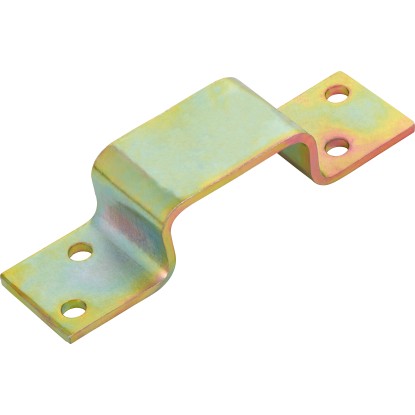 Riegelschlaufe verzinkt Gelb 34 x 16 mm