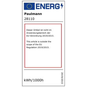 Paulmann LED Birnenlampe E14 Energieeffizienzlabel