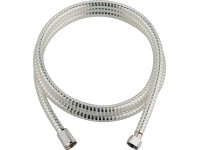 Kunststoff-Brauseschlauch Silberfarben-Transparent