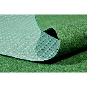 Gazon synthétique vert à picots, 1,33 x 3 m, pour balcon et terrasse.