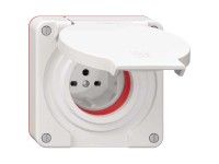 Feller Steckdose Nevo 1 x Typ15 IP55 Weiss Gr. 1 x 1 Feller Steckdose Nevo 1 x Typ15 IP55 Weiss Gr. 1 x 1